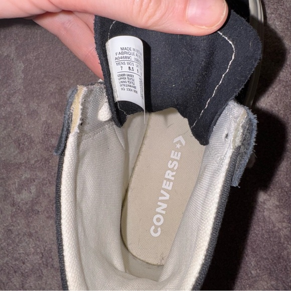 Converse Chuck Taylor Women’s 8.5 Black White All Star Cruise High Top Sneakers - Picture 4 of 12